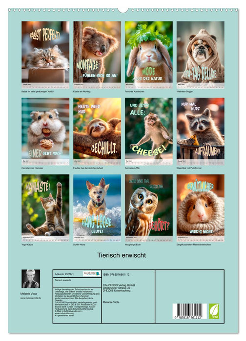 Tierisch erwischt (CALVENDO Premium Wandkalender 2027)