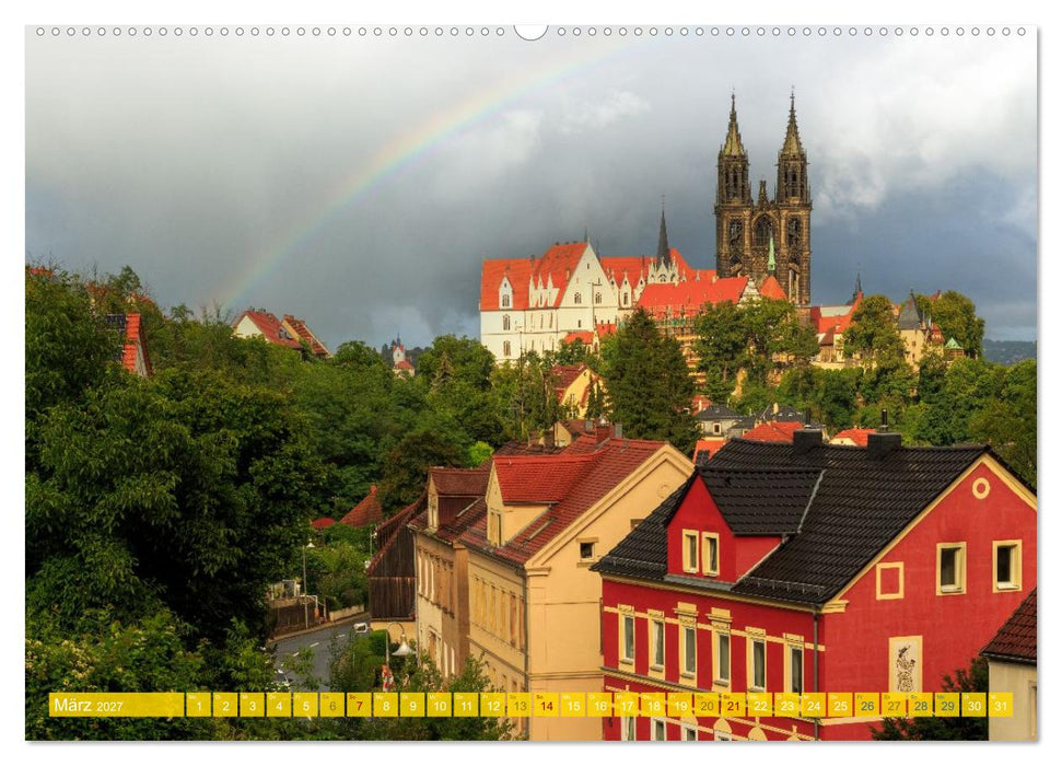 Romantisches Meißen – Die älteste mittelalterliche Stadt Sachsens (CALVENDO Wandkalender 2027)