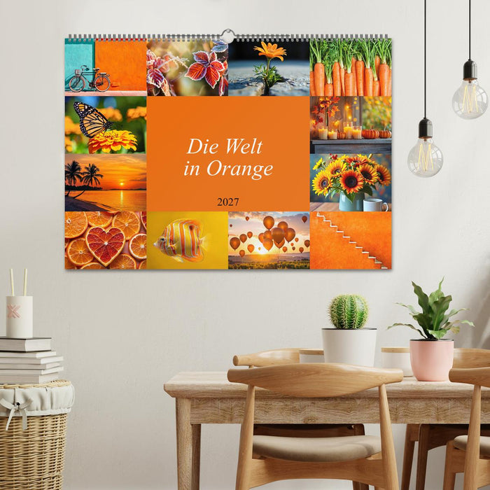 Die Welt in Orange (CALVENDO Wandkalender 2027)