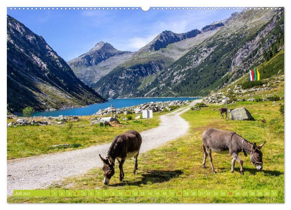 Ein Herz für das Zillertal (CALVENDO Premium Wandkalender 2027)