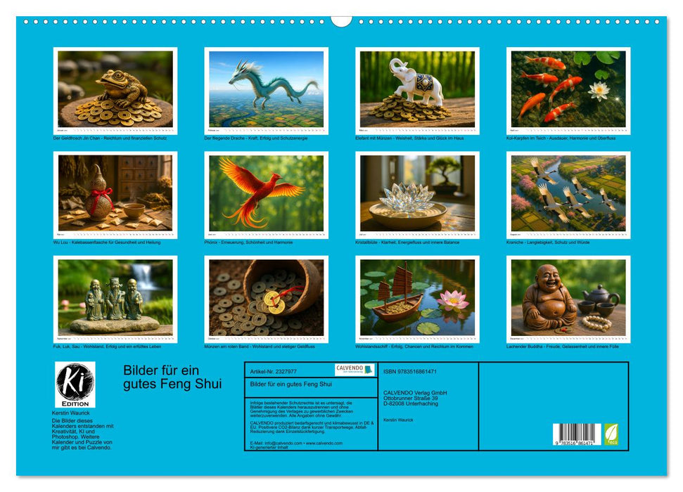 Bilder für ein gutes Feng Shui (CALVENDO Wandkalender 2027)