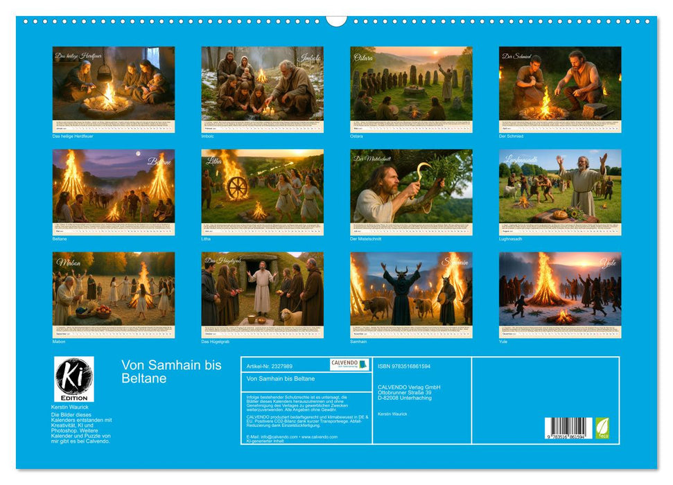 Von Samhain bis Beltane (CALVENDO Wandkalender 2027)