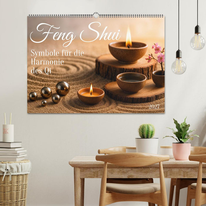 Feng Shui - Symbole für die Harmonie des Qi (CALVENDO Wandkalender 2027)