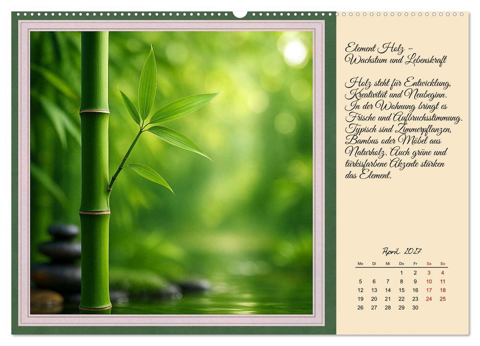 Feng Shui - Symbole für die Harmonie des Qi (CALVENDO Wandkalender 2027)
