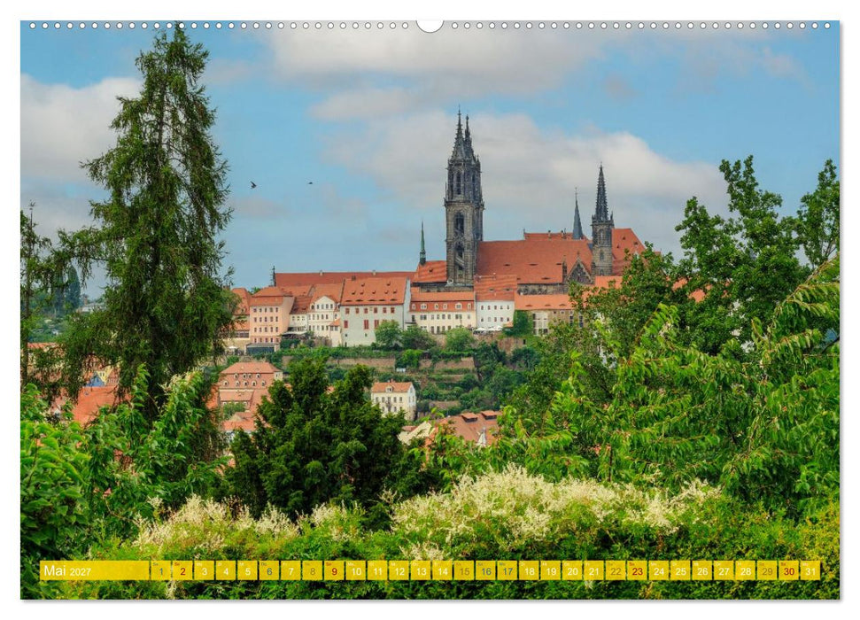 Romantisches Meißen – Die älteste mittelalterliche Stadt Sachsens (CALVENDO Premium Wandkalender 2027)