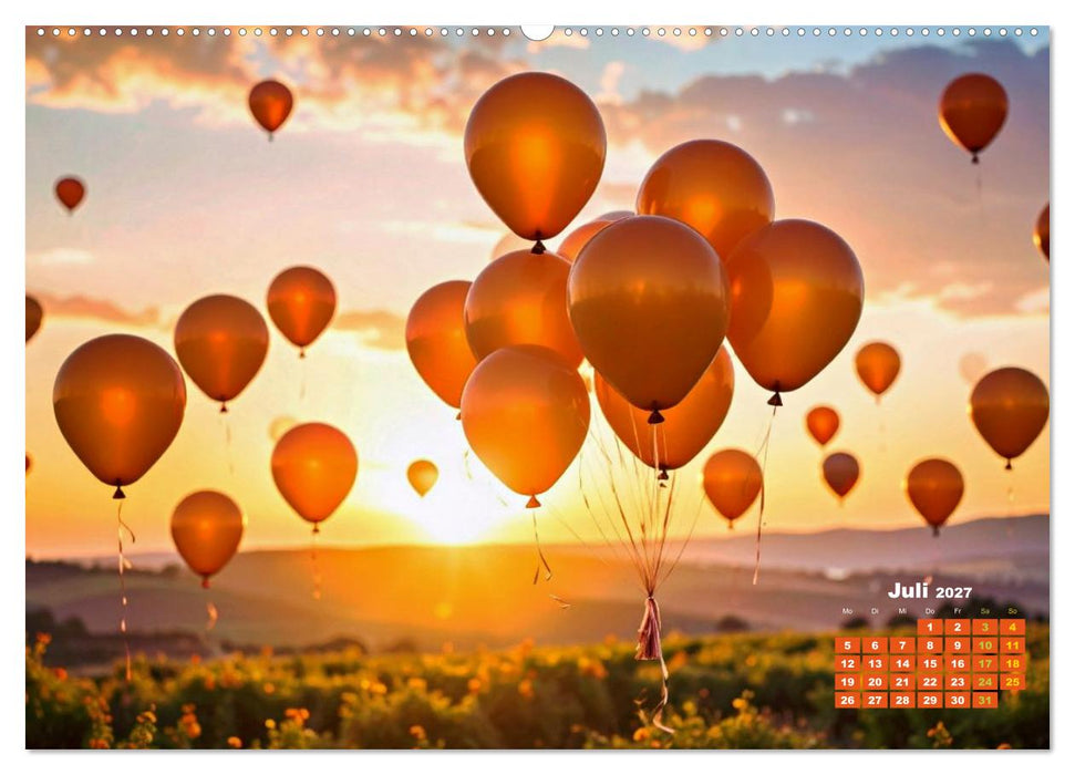 Die Welt in Orange (CALVENDO Premium Wandkalender 2027)