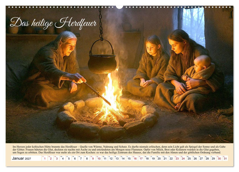 Von Samhain bis Beltane (CALVENDO Premium Wandkalender 2027)