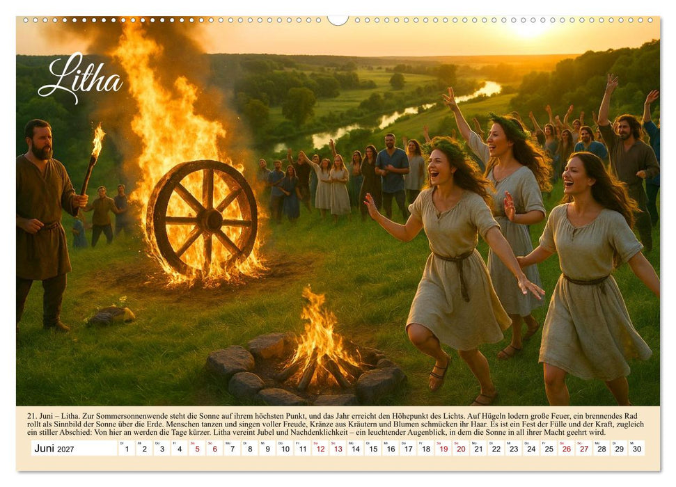 Von Samhain bis Beltane (CALVENDO Premium Wandkalender 2027)