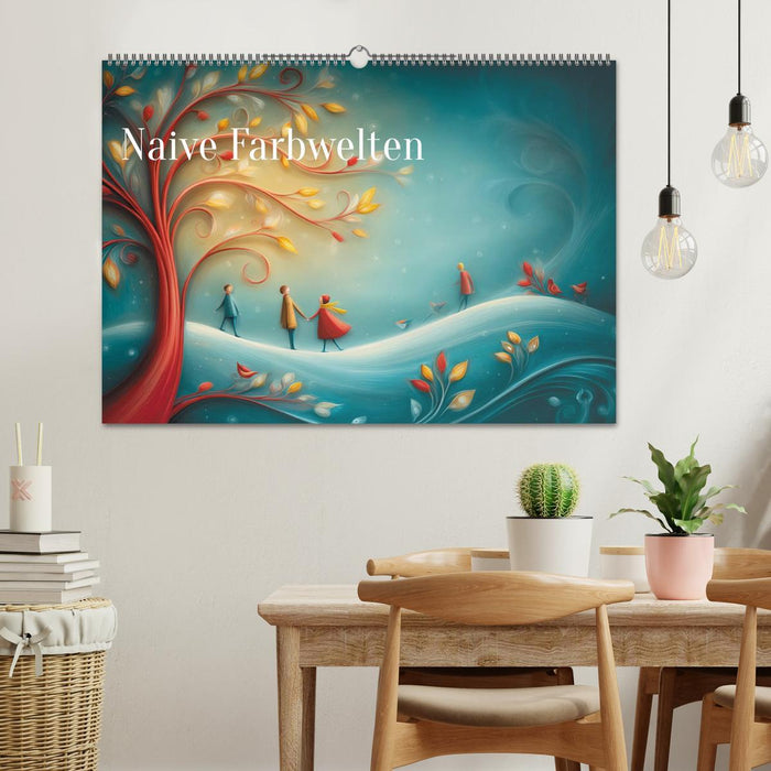 Naive Farbwelten (CALVENDO Wandkalender 2027)