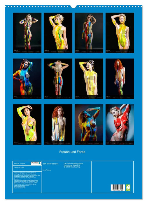 Frauen und Farbe (CALVENDO Wandkalender 2027)