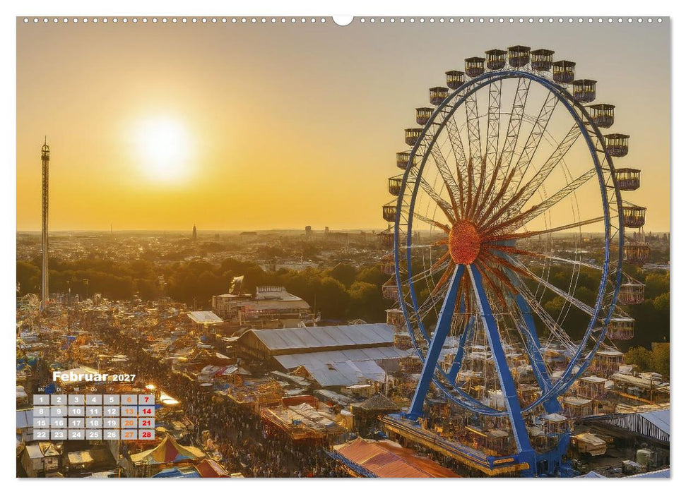 Riesenräder und Kirmes (CALVENDO Premium Wandkalender 2027)
