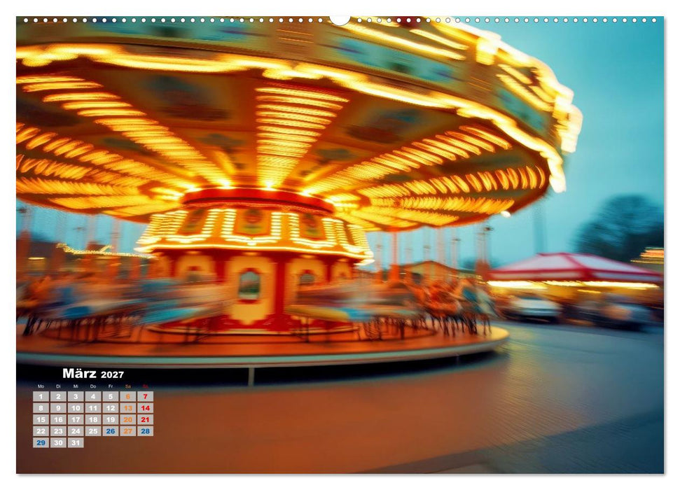 Riesenräder und Kirmes (CALVENDO Premium Wandkalender 2027)