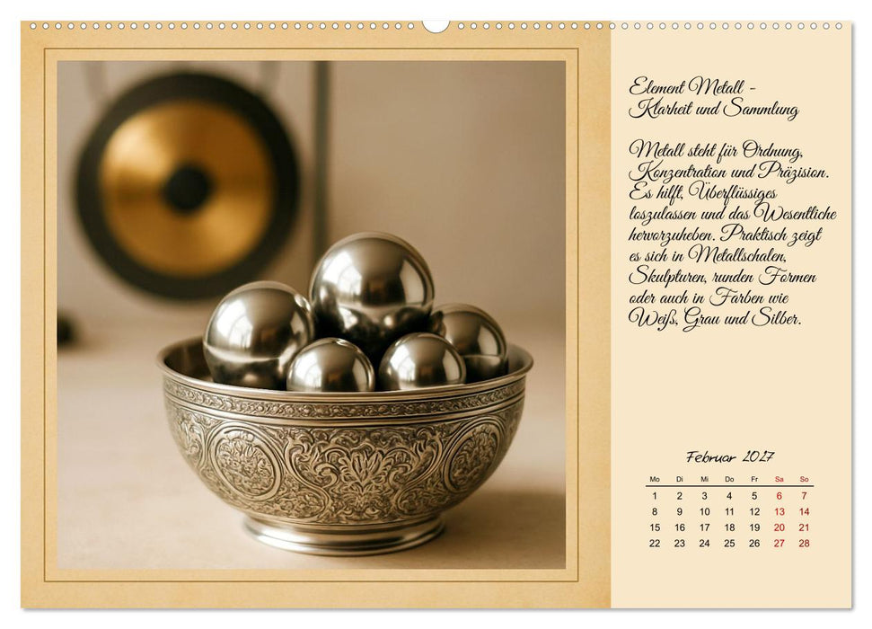 Feng Shui - Symbole für die Harmonie des Qi (CALVENDO Premium Wandkalender 2027)