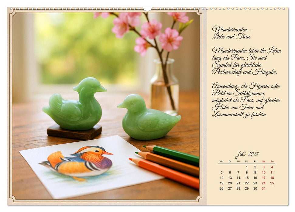 Feng Shui - Symbole für die Harmonie des Qi (CALVENDO Premium Wandkalender 2027)