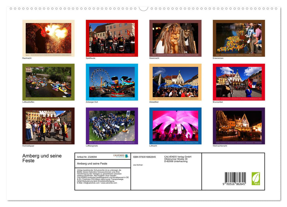 Amberg und seine Feste (CALVENDO Premium Wandkalender 2027)