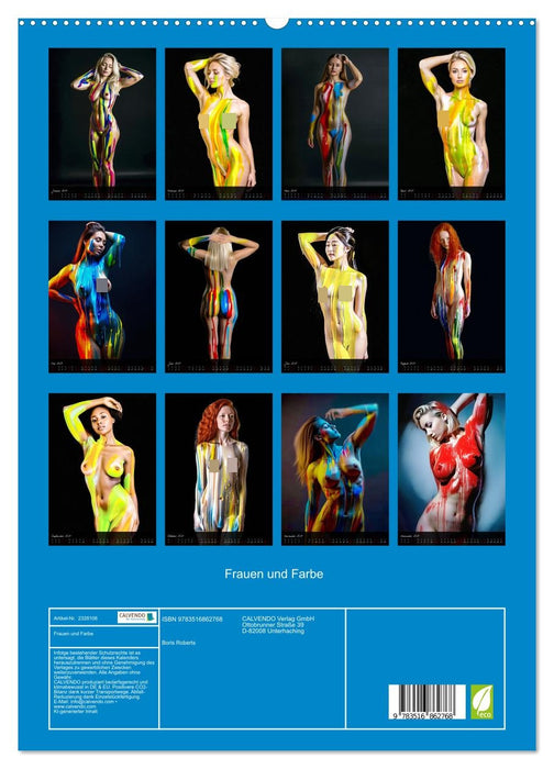 Frauen und Farbe (CALVENDO Premium Wandkalender 2027)