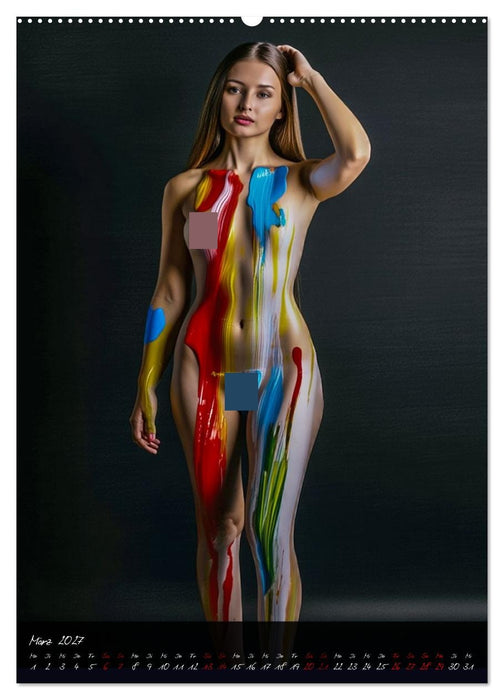 Frauen und Farbe (CALVENDO Premium Wandkalender 2027)