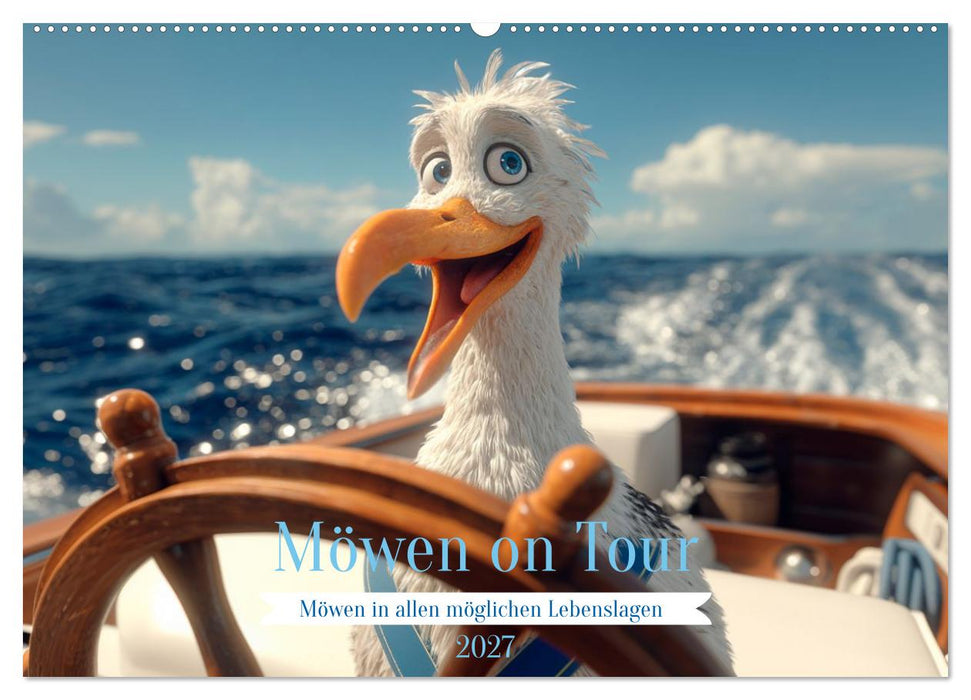 Möwen on Tour (CALVENDO Wandkalender 2027)