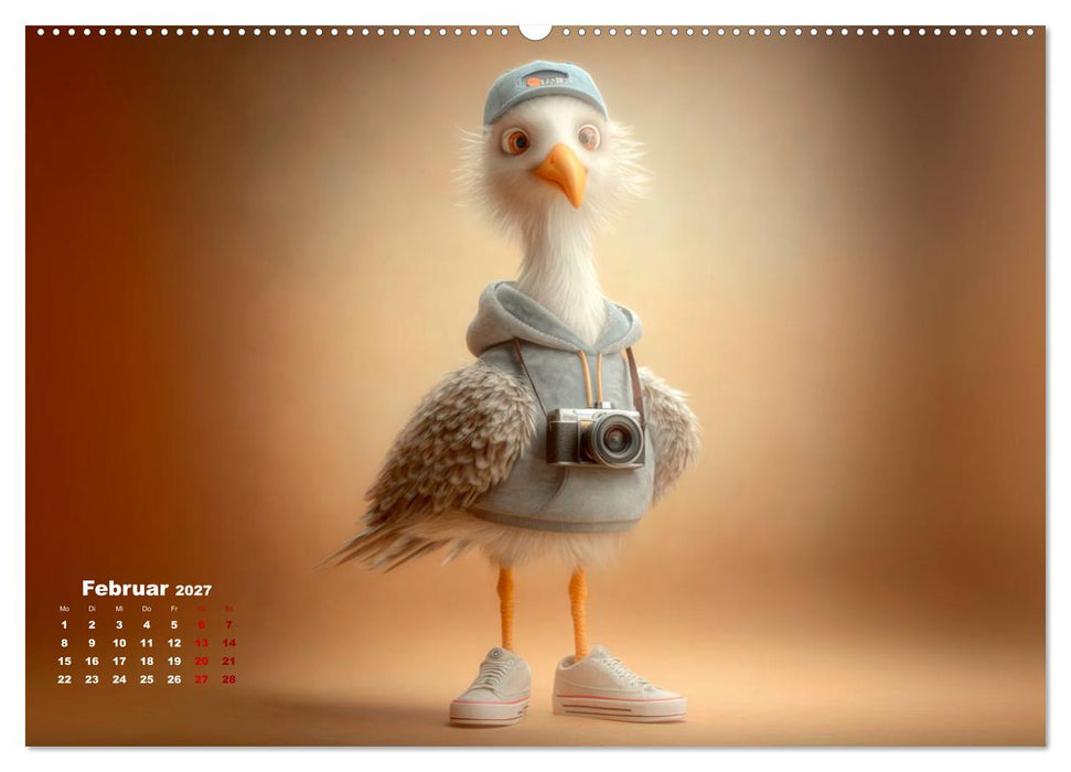 Möwen on Tour (CALVENDO Wandkalender 2027)