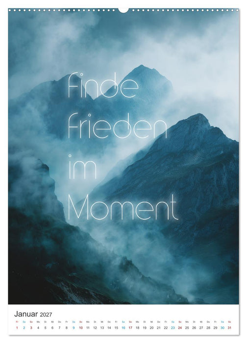 Die Kraft der Worte (CALVENDO Premium Wandkalender 2027)