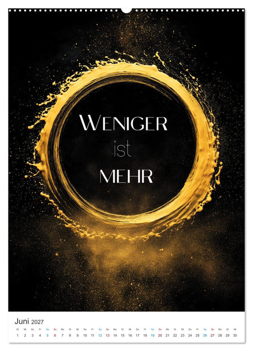 Die Kraft der Worte (CALVENDO Premium Wandkalender 2027)