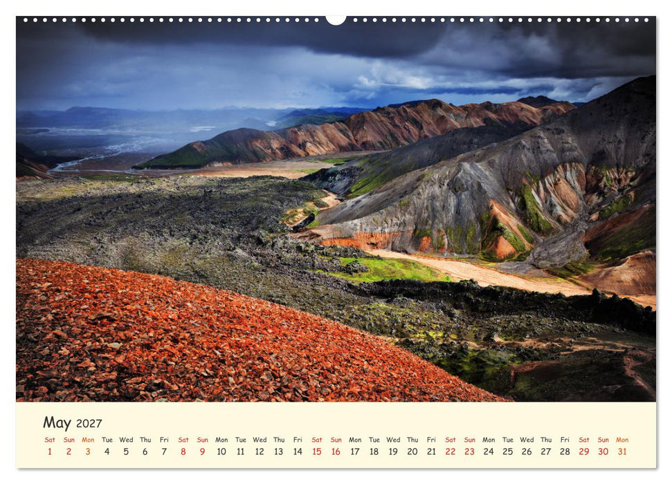 Amazing Nature of Iceland (CALVENDO Monthly Calendar 2027)
