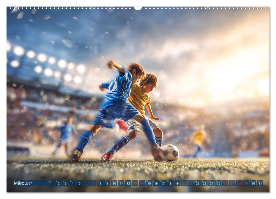 Fussball - Kids in Action (CALVENDO Wandkalender 2027)