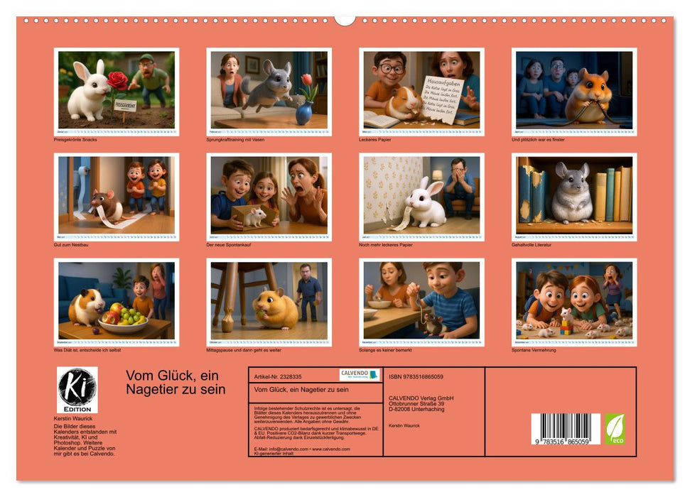Vom Glück, ein Nagetier zu sein (CALVENDO Premium Wandkalender 2027)