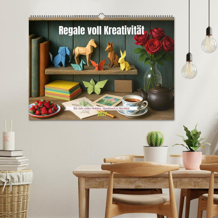 Regale voll Kreativität (CALVENDO Wandkalender 2027)