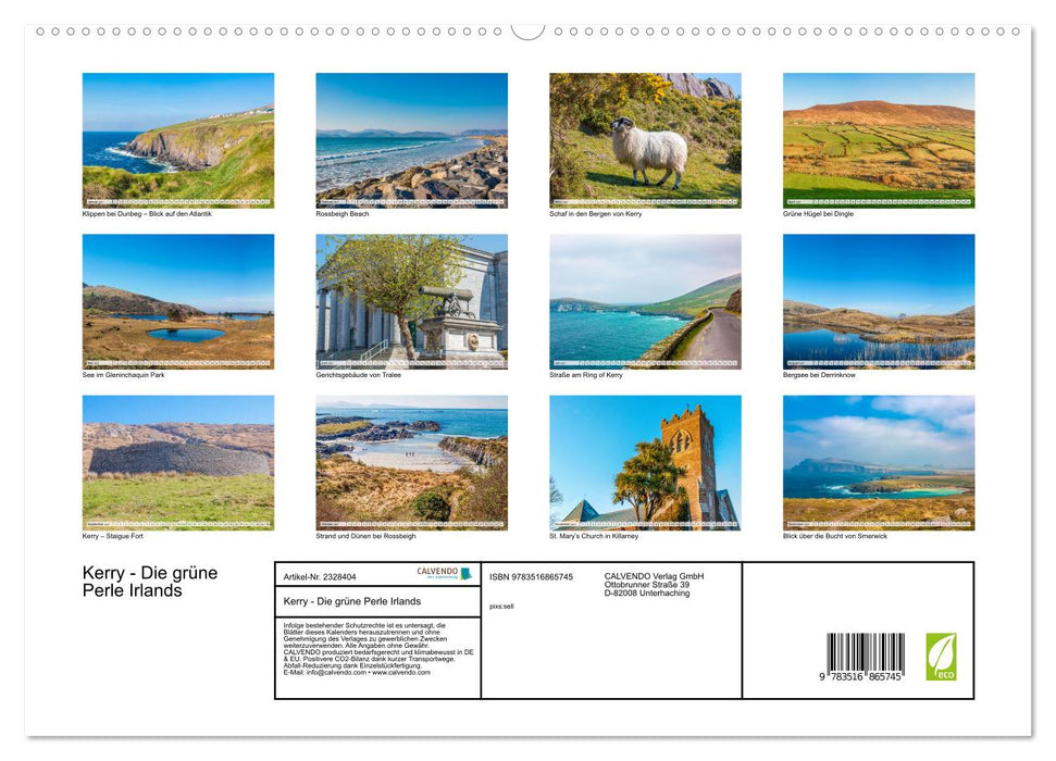 Kerry - Die grüne Perle Irlands (CALVENDO Premium Wandkalender 2027)