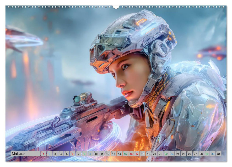 Science-Fiction Erlebnisse - Fantastische Welten (CALVENDO Wandkalender 2027)