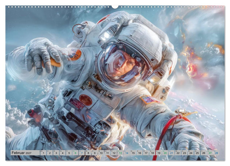 Science-Fiction Erlebnisse - Fantastische Welten (CALVENDO Premium Wandkalender 2027)