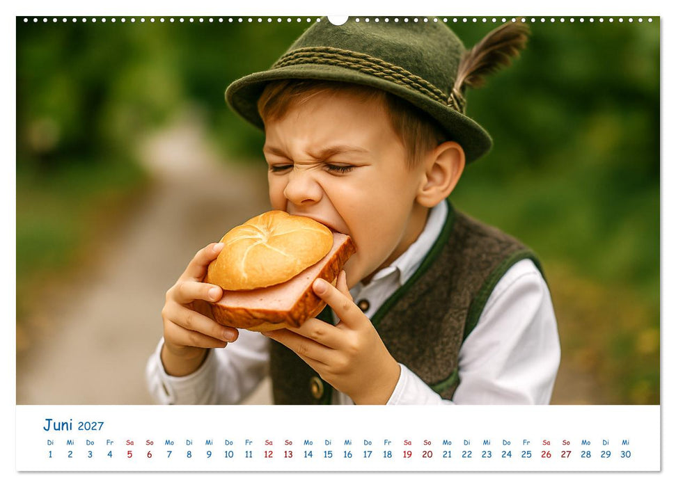 Leberkäse-Kalender - Die Leberkässemmel aus Bayern (CALVENDO Premium Wandkalender 2027)