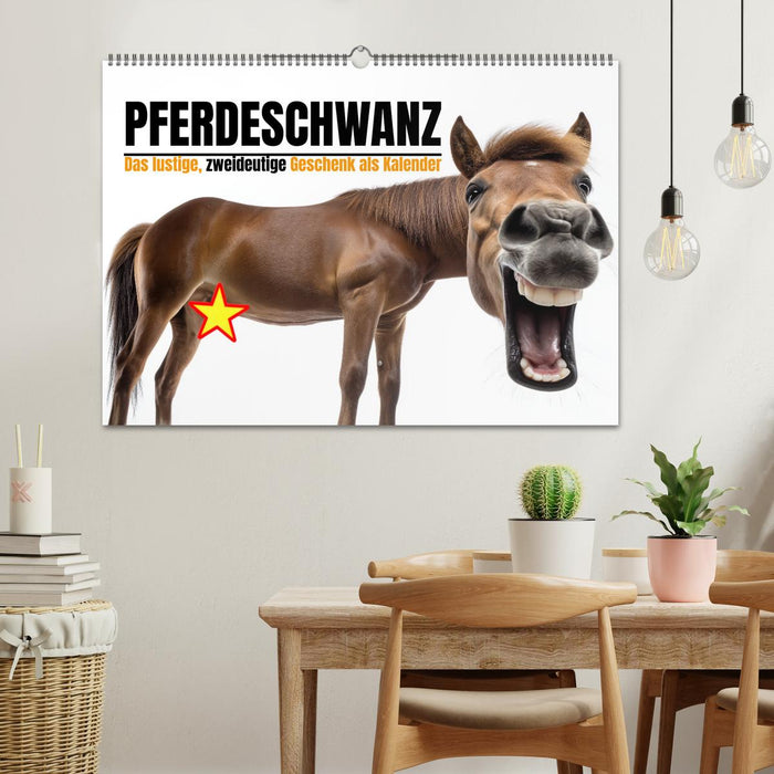 Pferdeschwanz - Das lustige, zweideutige Geschenk als Kalender (CALVENDO Wandkalender 2027)