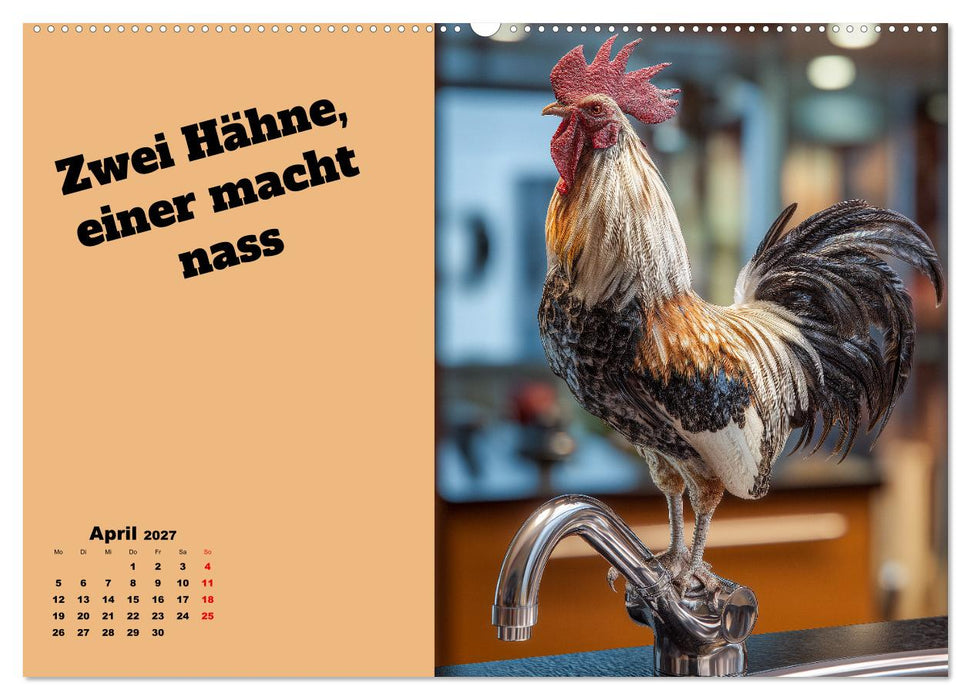 Pferdeschwanz - Das lustige, zweideutige Geschenk als Kalender (CALVENDO Wandkalender 2027)