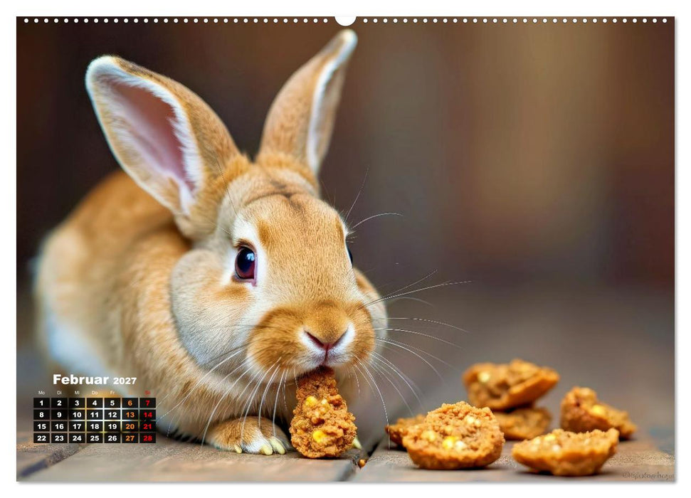 Kuschelige Kaninchen (CALVENDO Wandkalender 2027)