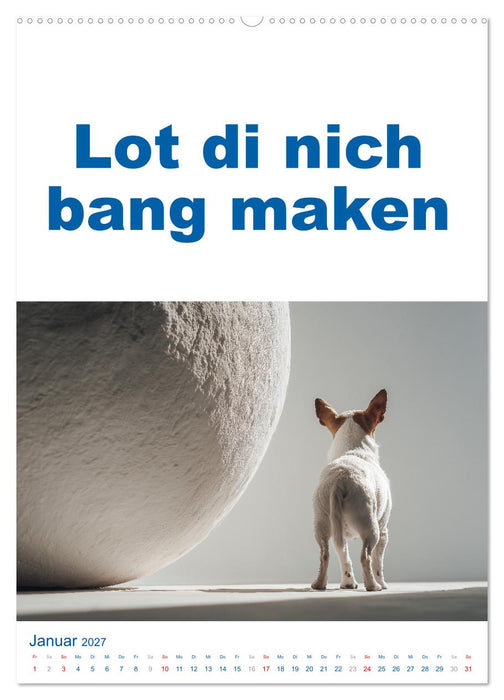 Hamburg schnackt! Typische Sprüche und echte Hamburger Mundart (CALVENDO Wandkalender 2027)
