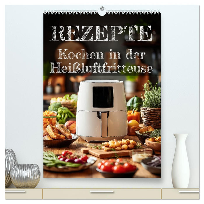 REZEPTE - Kochen in der Heißluftfritteuse (CALVENDO Premium Wandkalender 2027)