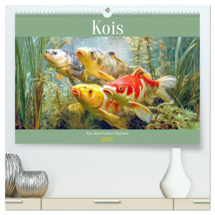 Kois - Ein Juwel unter Fischen (CALVENDO Premium Wandkalender 2027)
