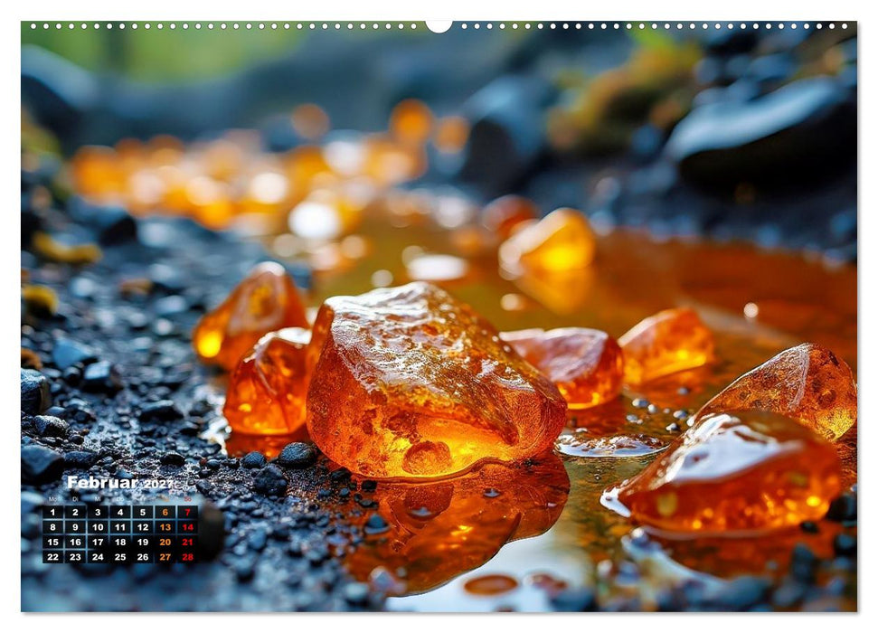 Bernstein mit Einschlüssen (CALVENDO Wandkalender 2027)