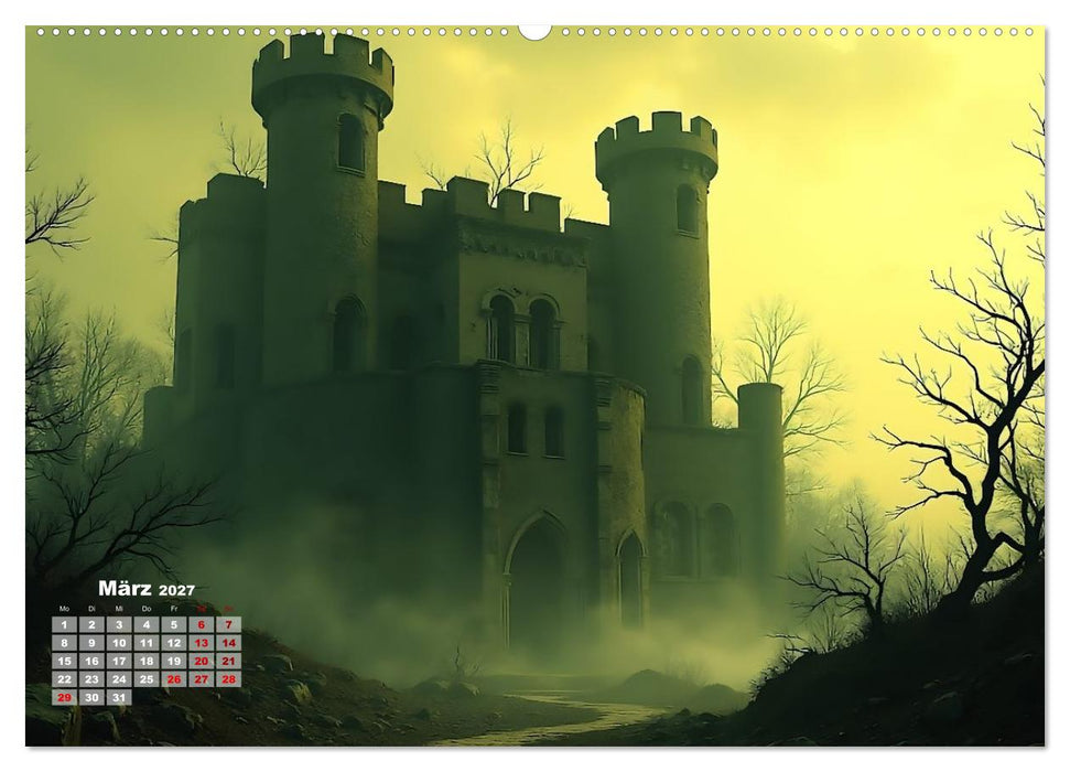 Burgen der Legenden (CALVENDO Premium Wandkalender 2027)