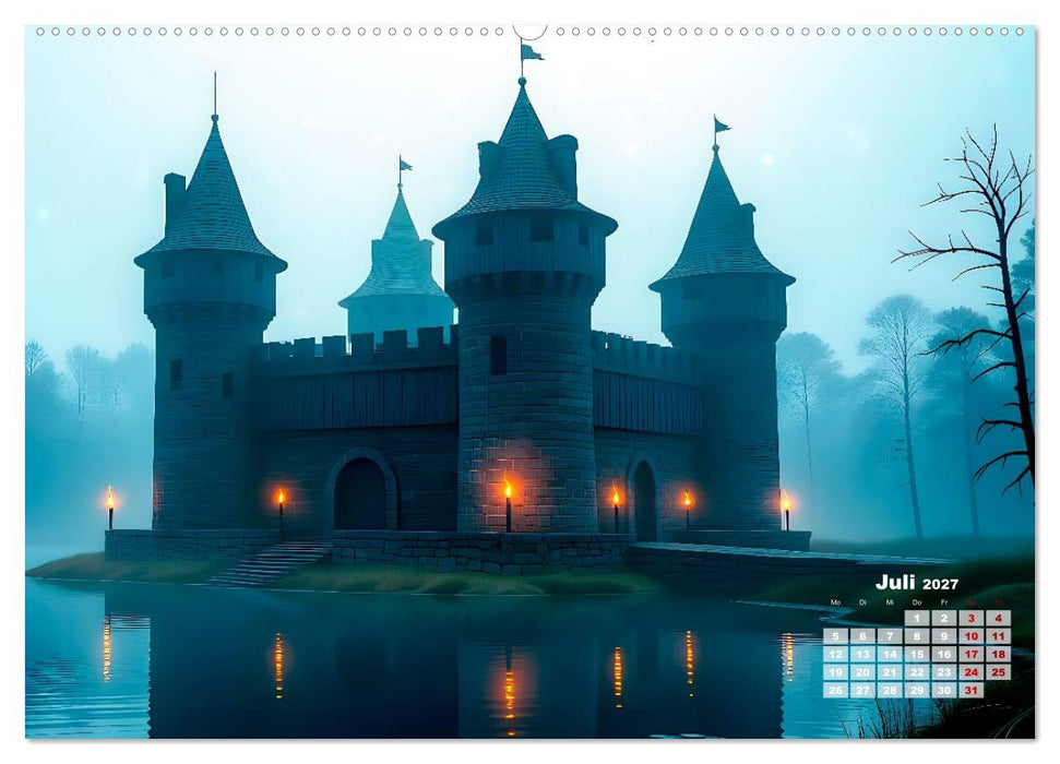 Burgen der Legenden (CALVENDO Premium Wandkalender 2027)