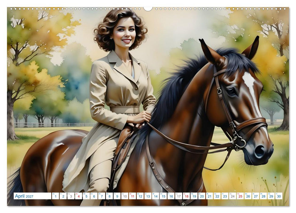 Königinnen der Reitkunst (CALVENDO Premium Wandkalender 2027)