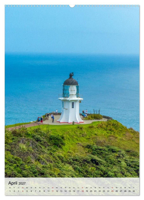 Neuseeland und die Cook Islands - Inselträume und Bergwelten (CALVENDO Wandkalender 2027)