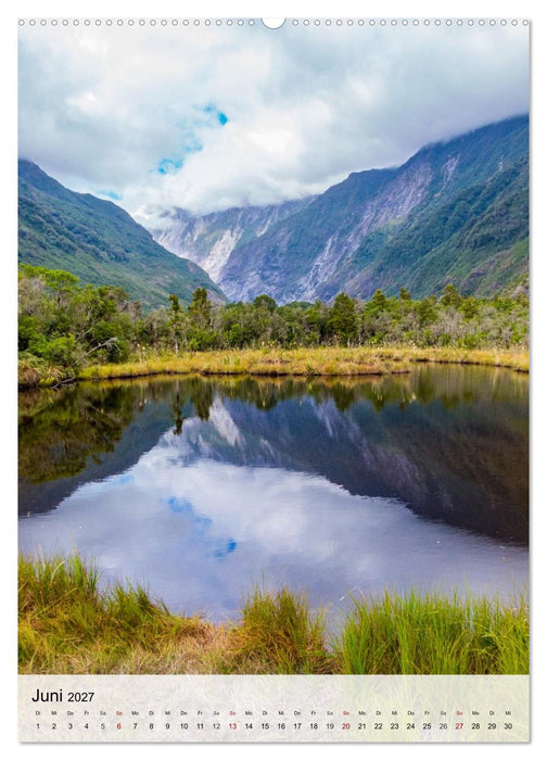 Neuseeland und die Cook Islands - Inselträume und Bergwelten (CALVENDO Wandkalender 2027)
