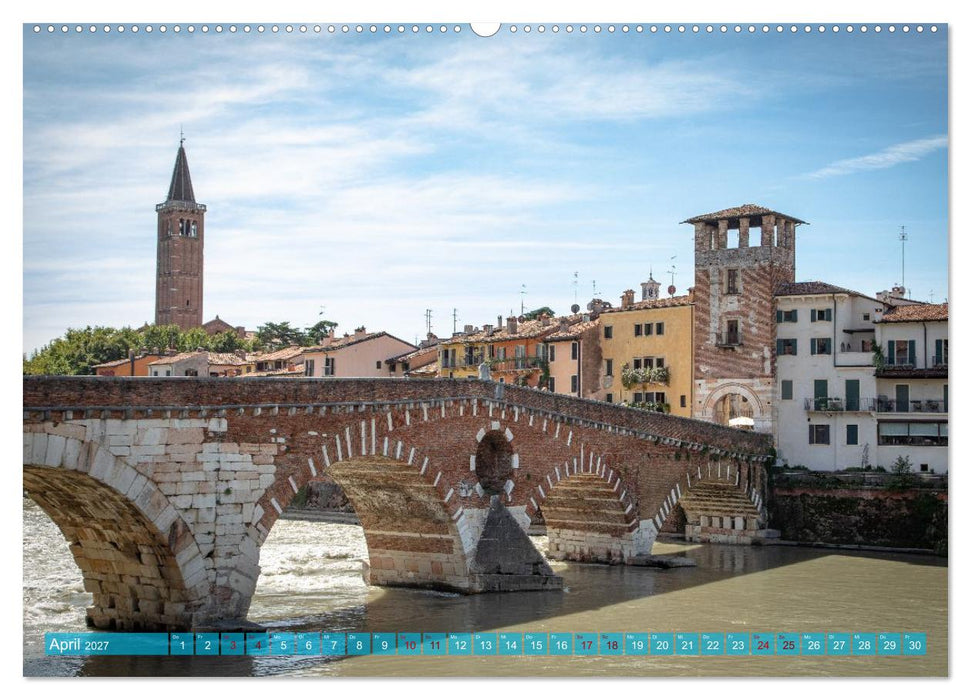 Verona Stadt der Romantik (CALVENDO Premium Wandkalender 2027)