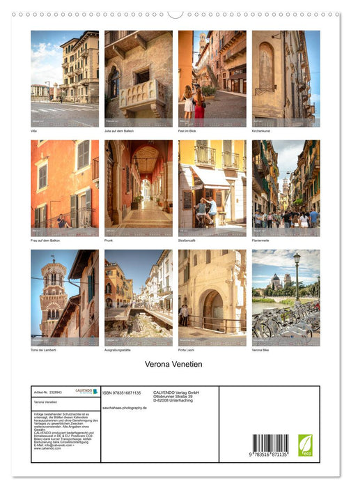 Verona Venetien (CALVENDO Premium Wandkalender 2027)
