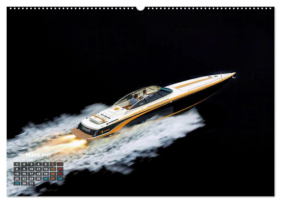 Speedboote (CALVENDO Premium Wandkalender 2027)