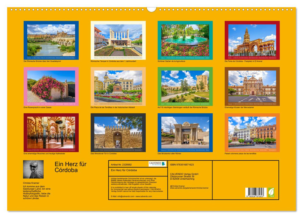 Ein Herz für Córdoba (CALVENDO Wandkalender 2027)