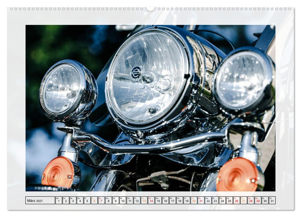 Legendäre Linien – Harley Road King im Detail (CALVENDO Premium Wandkalender 2027)